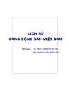 Lịch sử Đảng cộng sản Việt Nam