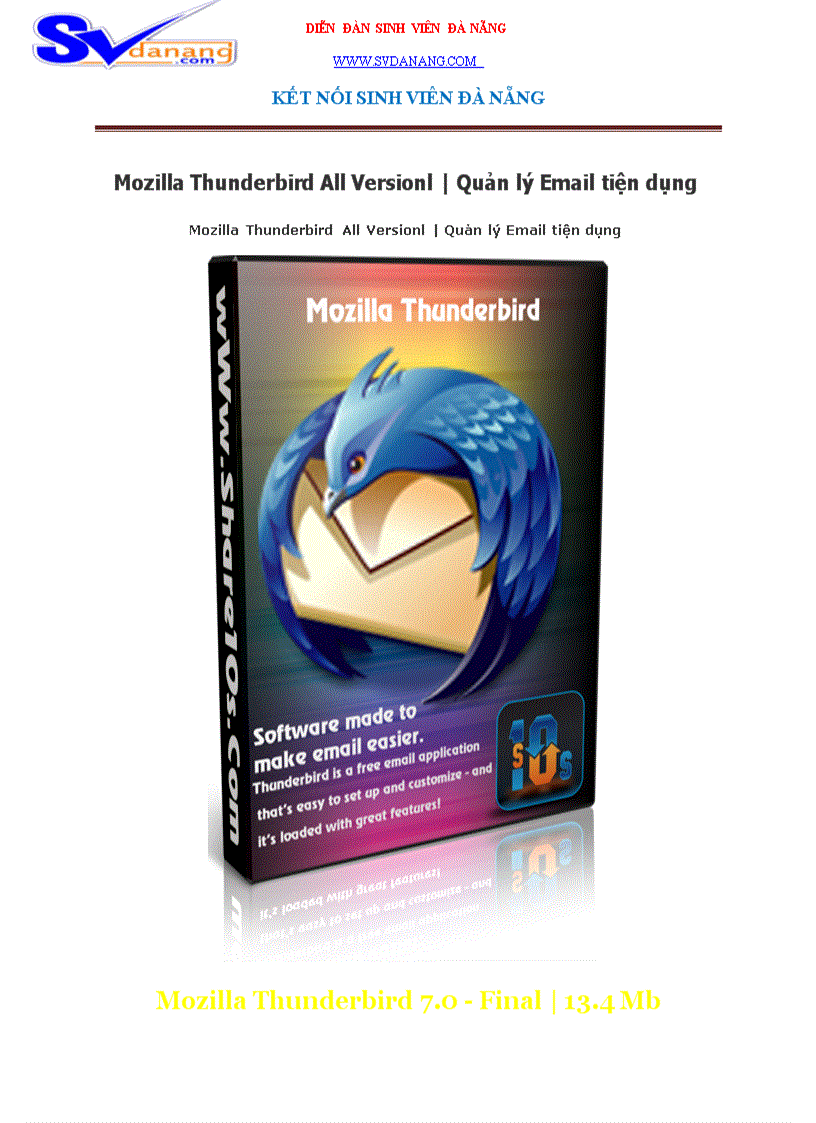 Mozilla Thunderbird All Versionl