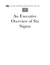 Giáo trình quản lý chất lượng Six Sigma Way