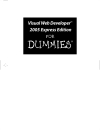 Visual Web Developer 2005 Express Edition for Dummies