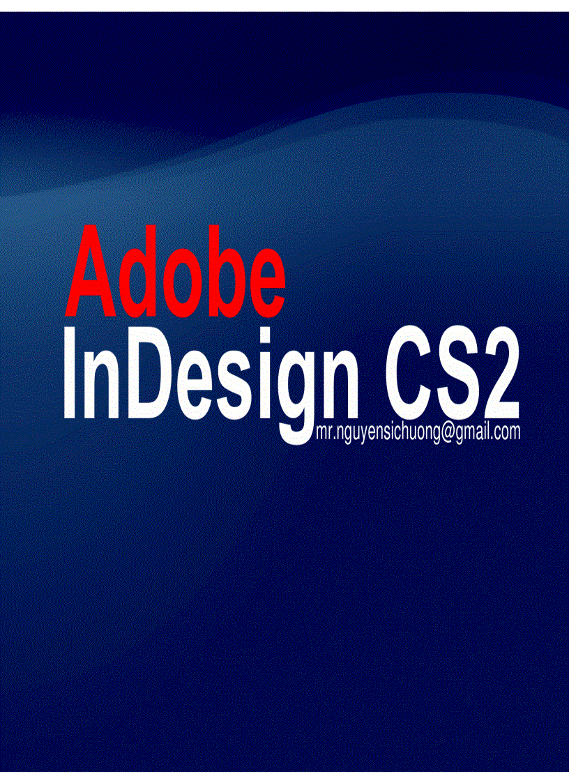 Adobe InDesign CS2