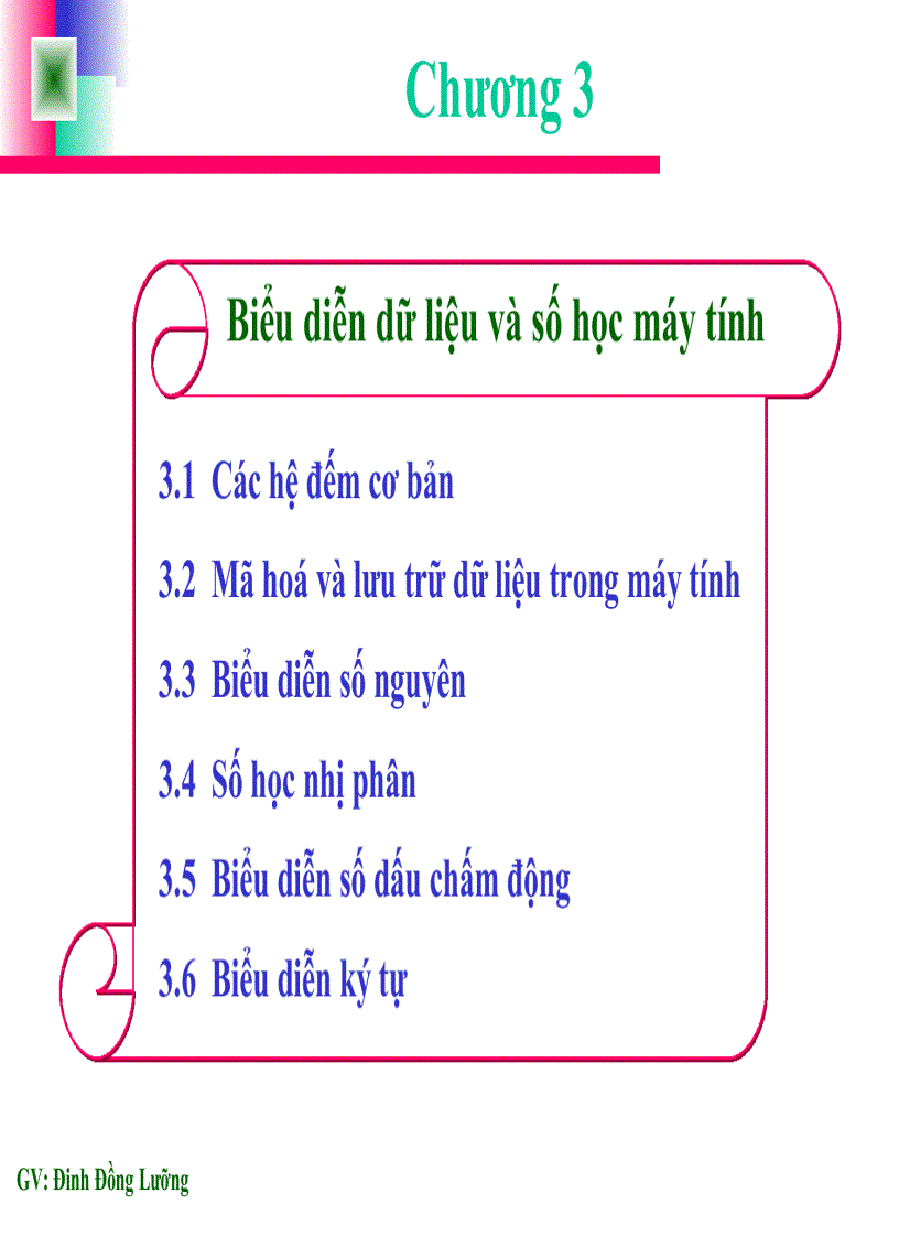 Biểu diễn dữ liệu