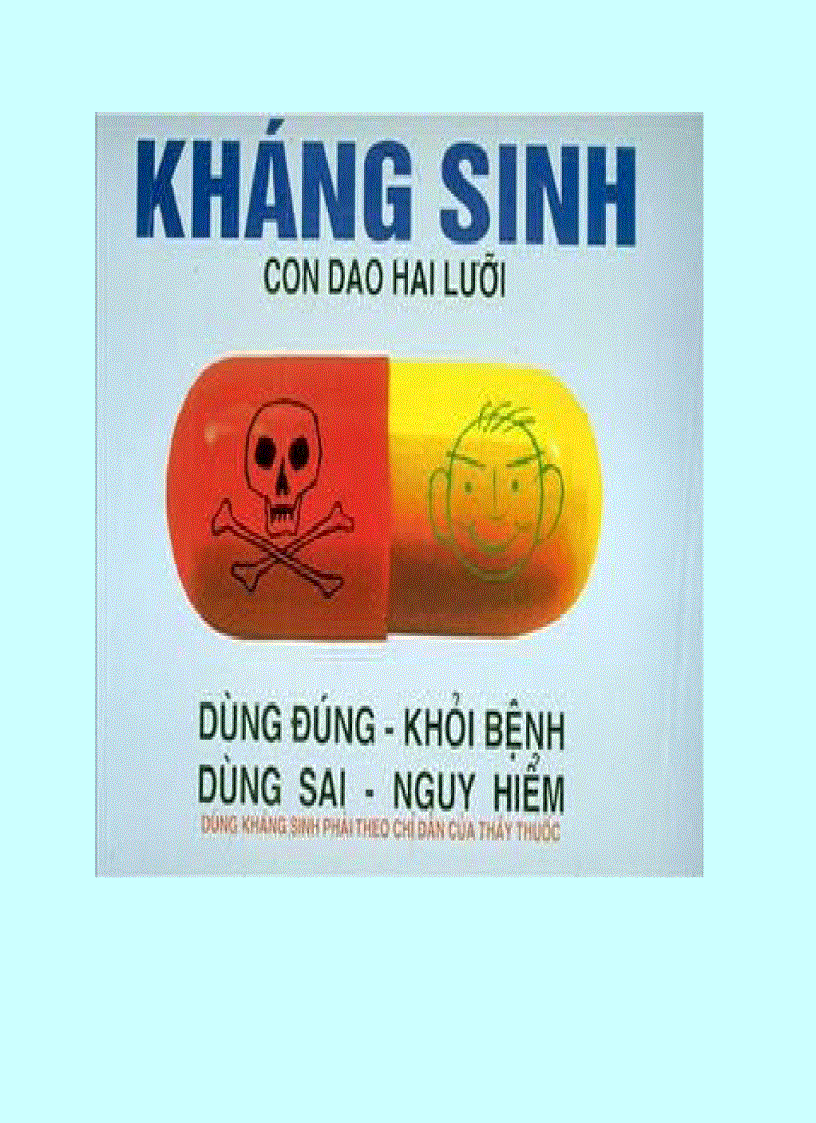 Tài liệu về chất kháng sinh