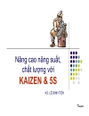 Nâng cao năng suất chất lượng với Kaizen 5S