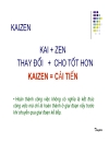 Nâng cao năng suất chất lượng với Kaizen 5S