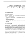 WHO guidelines on good agricultural and collection practices GACP for medicinal plants