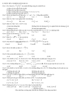 Đề kiểm tra chất lượng giữa học kì 1 môn Toán 12 Tiền Giang 2007 2008 có đáp án