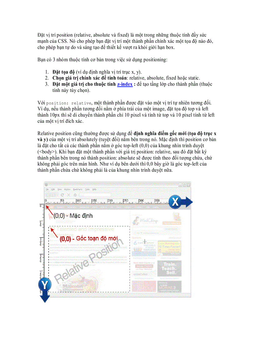 Thuộc tính Position trong CSS