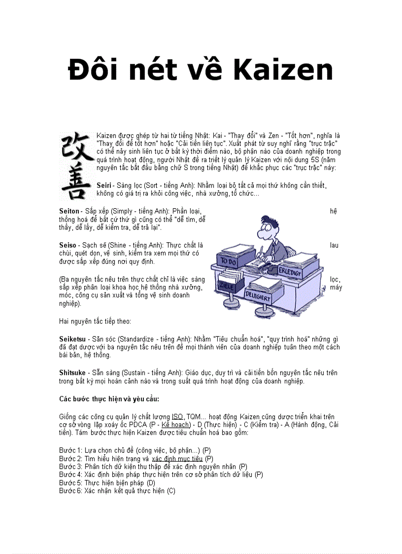 Triết lý quản lý Kaizen