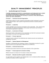 Quality management principles