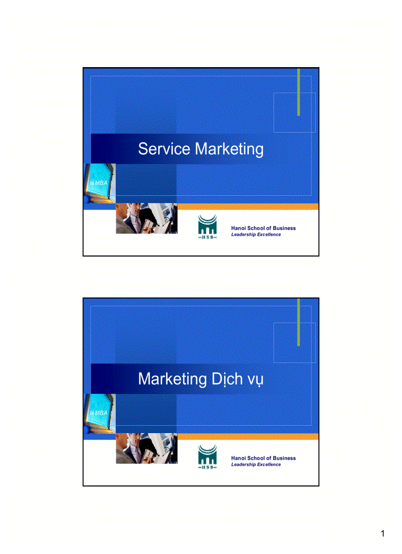 Marketing Dịch vụ 1