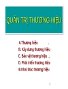 Quản trị thương hiệu