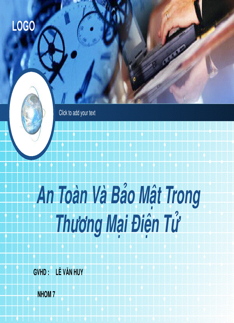 An Toàn Và Bảo Mật Trong Thương Mại Điện Tử