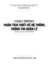 Giáo trình phân tích thiết kế hệ thống thông tin quản lý