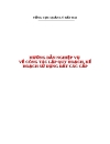 Hướng dẫn nghiệp vụ về công tác lập quy hoạch kế hoạch sử dụng đất các cấp