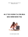 46 Lý do chúng ta cần Bảo hiểm nhân thọ