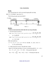 Đề bài và hướng dẫn giải bài tập lớn sức bền vật liệu cơ học kết cấu