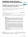 Báo cáo y học The Systemic Inflammatory Response Syndrome SIRS in acutely hospitalised medical patients a cohort study