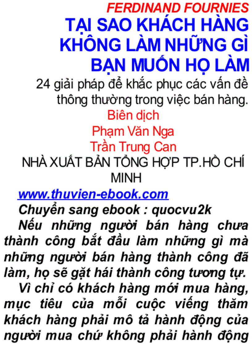 24 giải pháp để khắc phục các vấn đề thông thường trong việc bán hàng