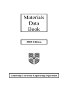 Materials Data Book 2003 Edition