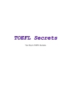 TOEFL Secrets