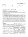 Báo cáo y học Functional genomics analysis of low concentration of ethanol in human hepatocellular carcinoma HepG2 cells Role of genes involved in transcriptional and translational processes