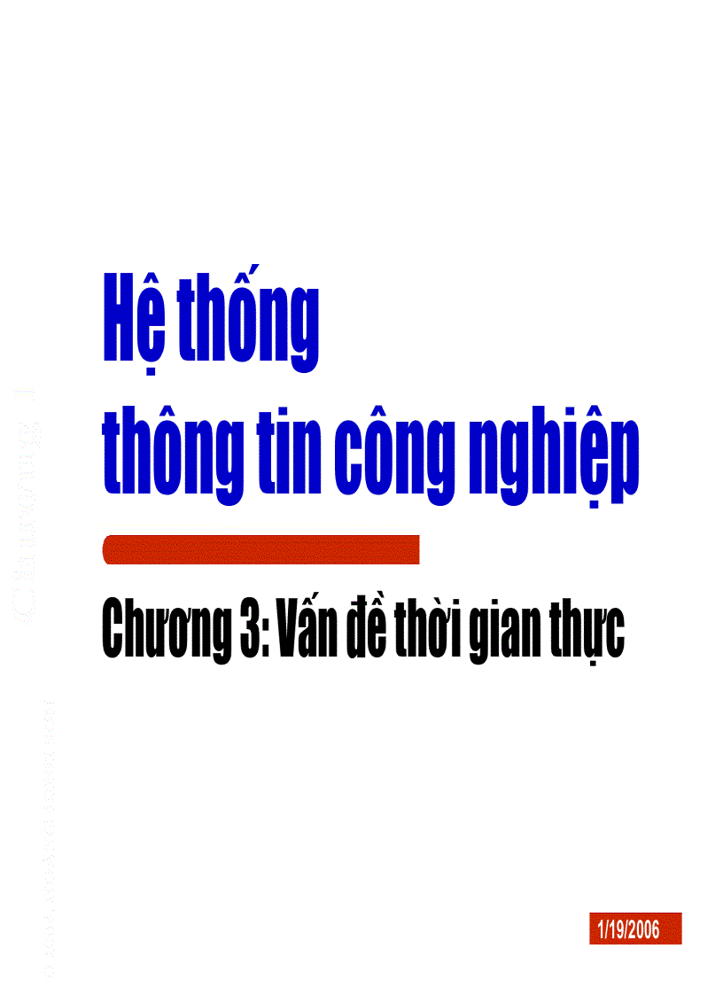 Vấn ề thời gian thực