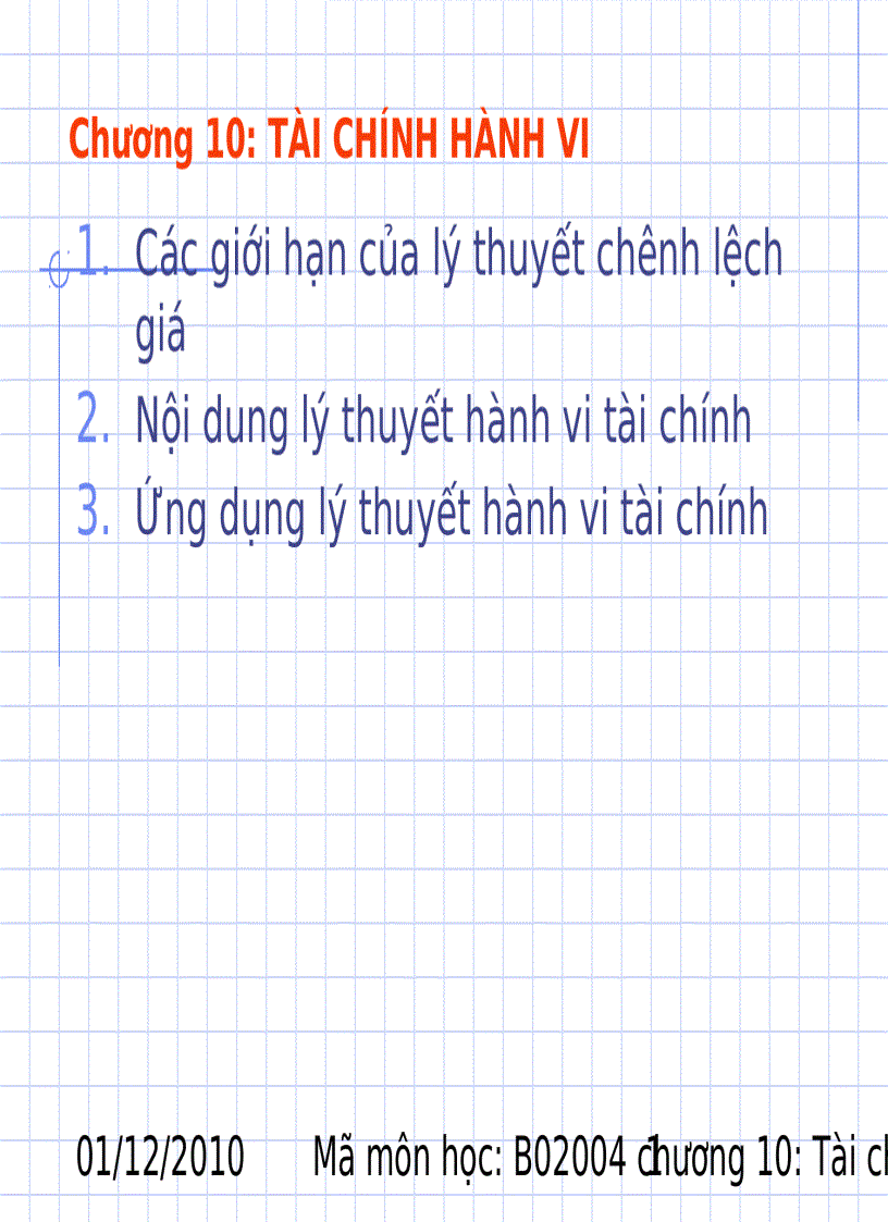 Tài chính hành vi