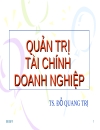 Quản trị tài chính doanh nghiệp