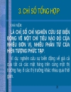 Chỉ số chỉ số thời gian 1