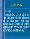 Chỉ số chỉ số thời gian 1