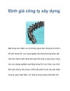 Định giá công ty xây dựng 2