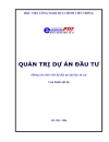 Quản trị dự án đầu tư 1