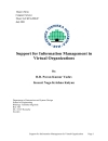 Support for Information Management in Virtual Organizations