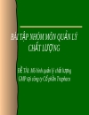 Mô hình quản lý chất lượng GMP tại công ty Cổ phần Traphaco