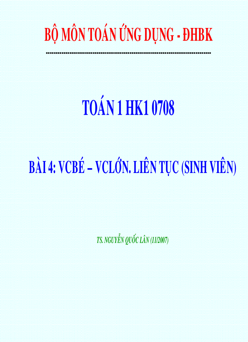 Vecto bé vecto lớn liên tục