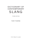 Thorne Dictionary of Contemporary Slang 3e