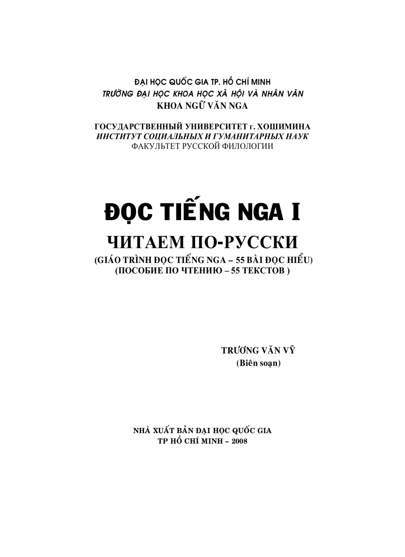 Tự học tiếng nga