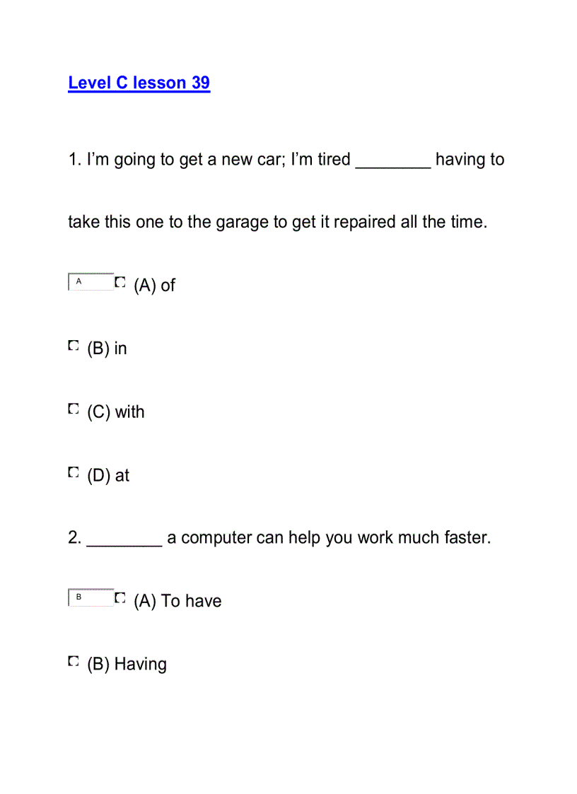 Level C lesson 20 40