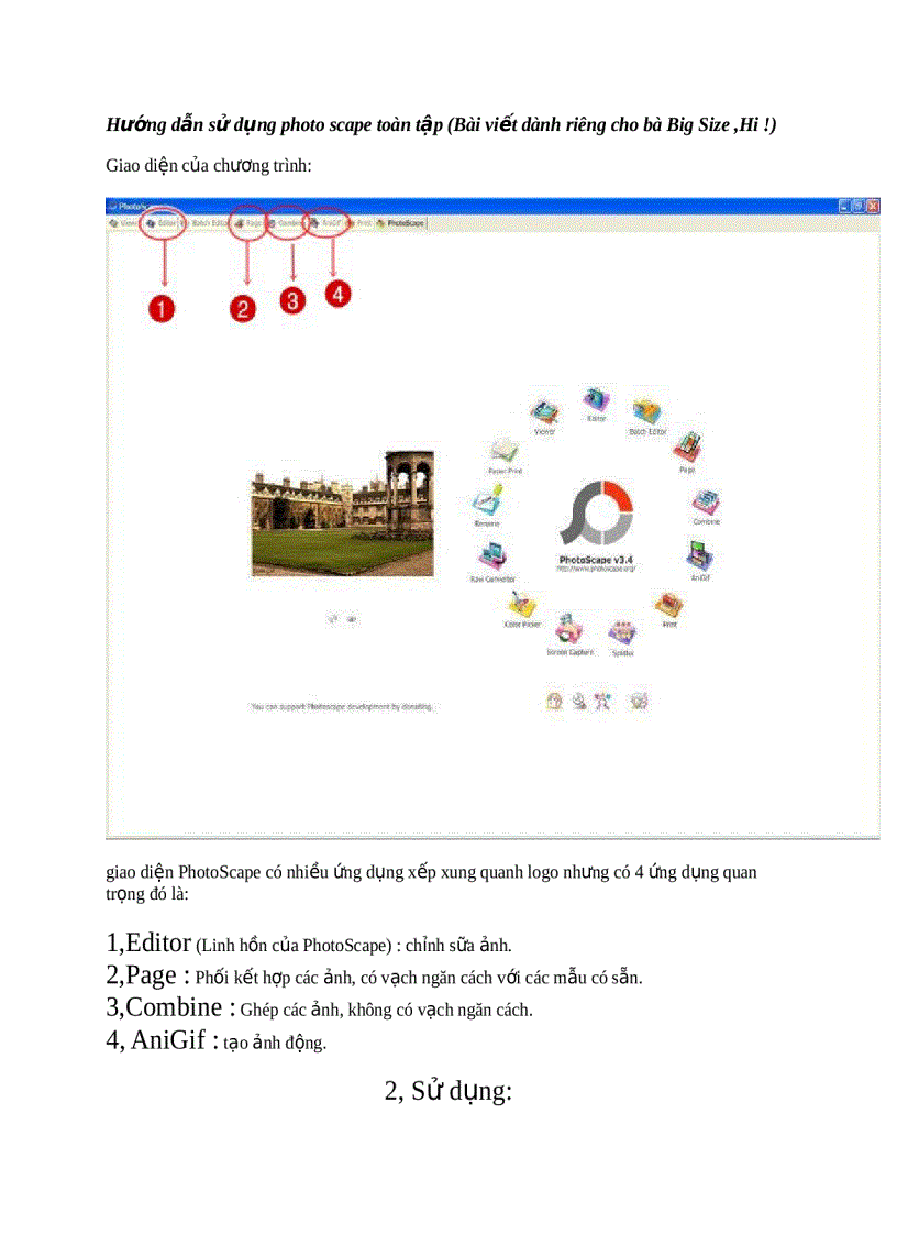 Hướng dẫn sử dụng photo scape