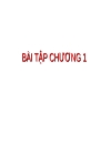 Bài tập chương 1