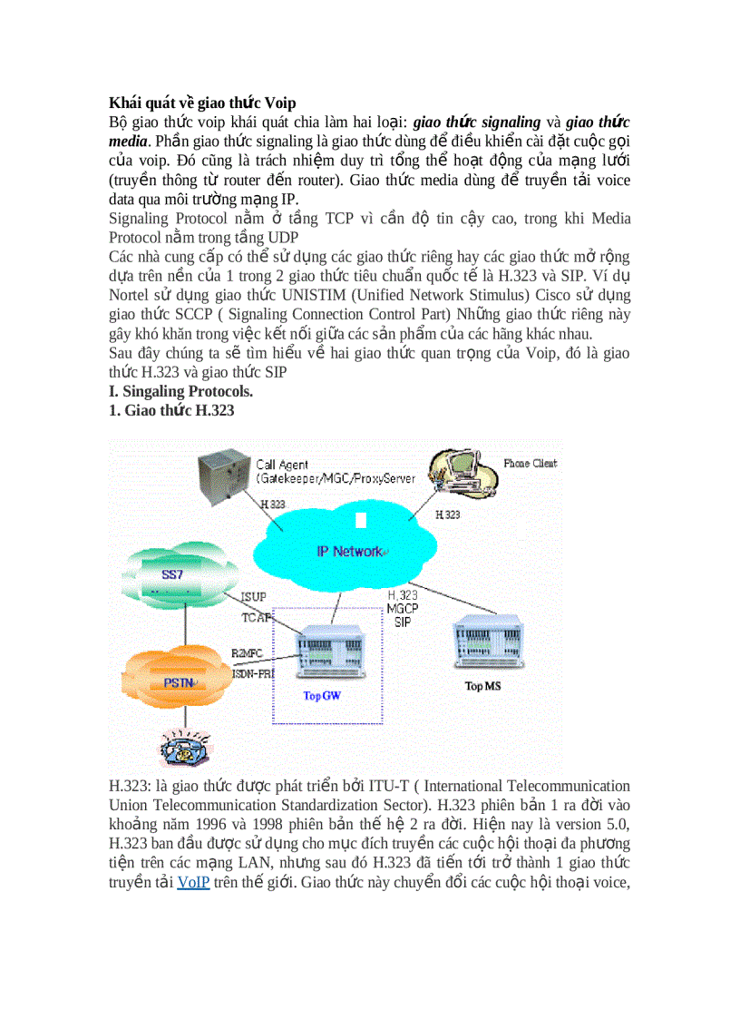 Khái quát về giao thức Voip