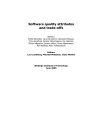 Software quality attributes and trade offs