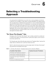 Selecting a troubleshooting approach