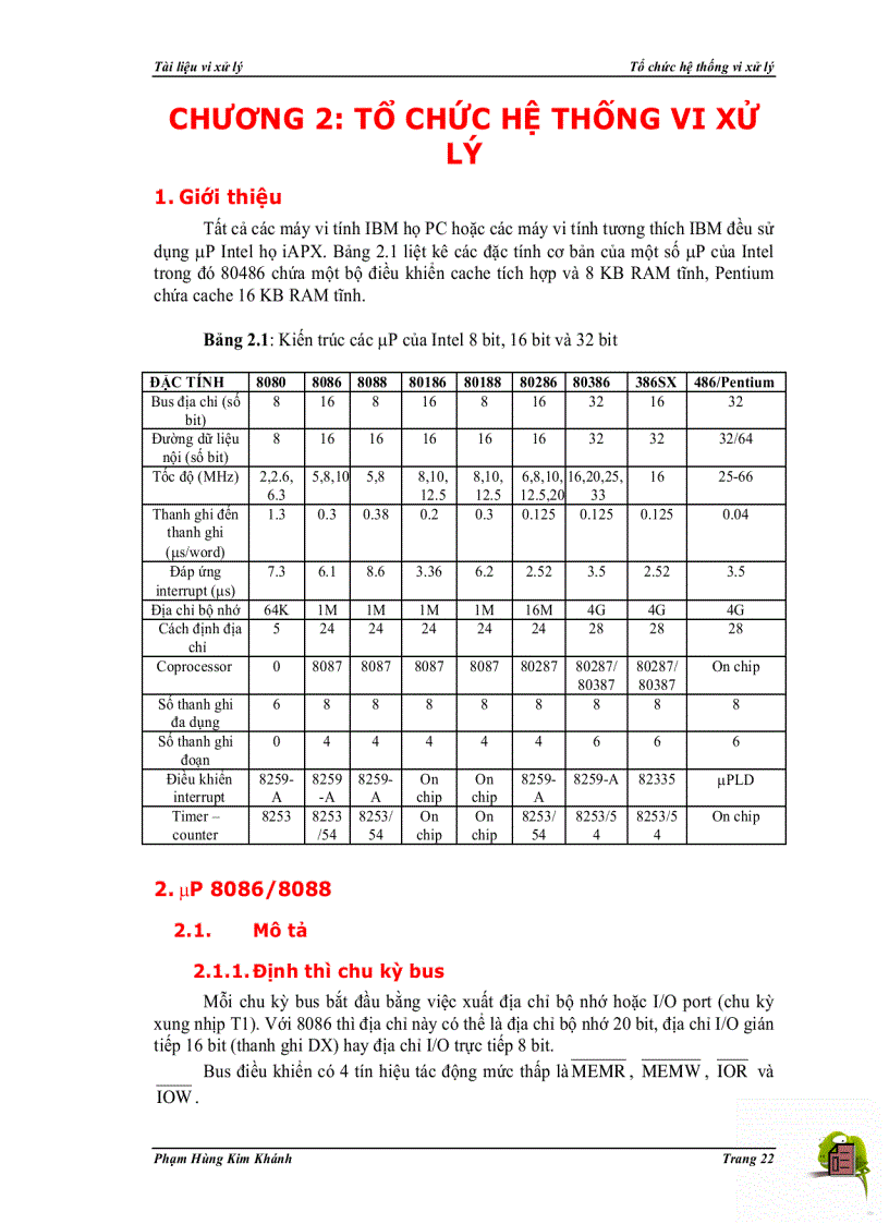 Tìm hiểu vi xử lý phần 2