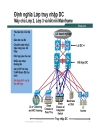 Kết nối mạng trung tâm dữ liệu kiến trúc server farm và hướng dẫn thiết kế