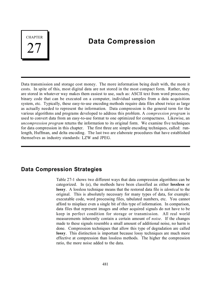 Data Compression