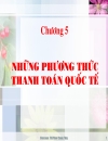 Những phương thức thanh toán quốc tế