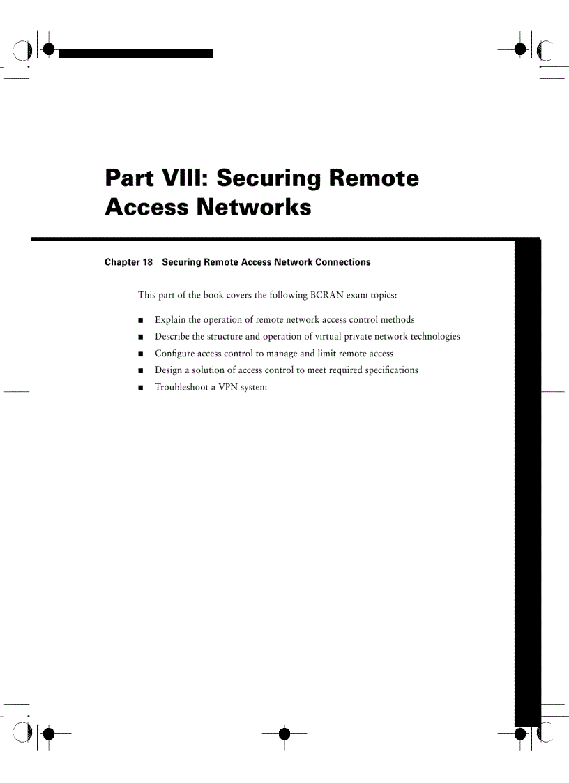 Securing Remote Access Networks