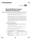 Securing Remote Access Networks